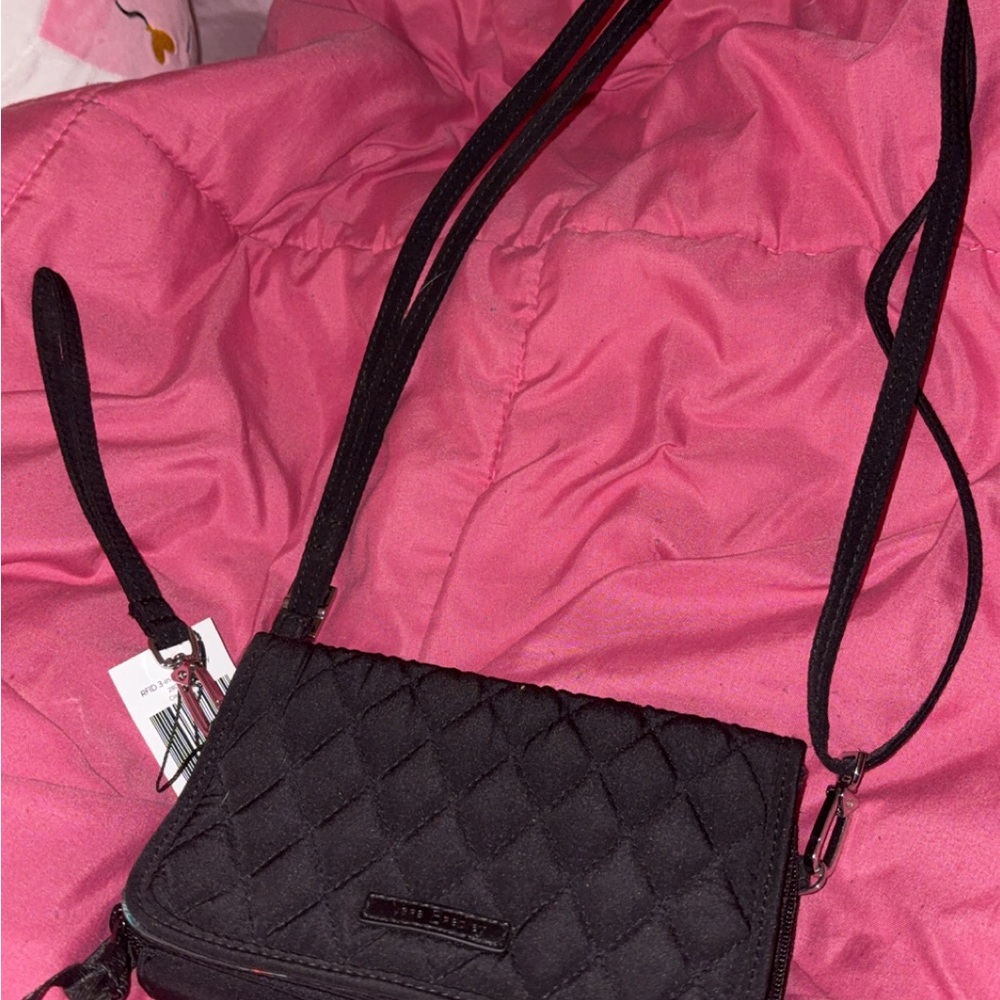 Vera Bradley Black Quilted Crossbody Bag